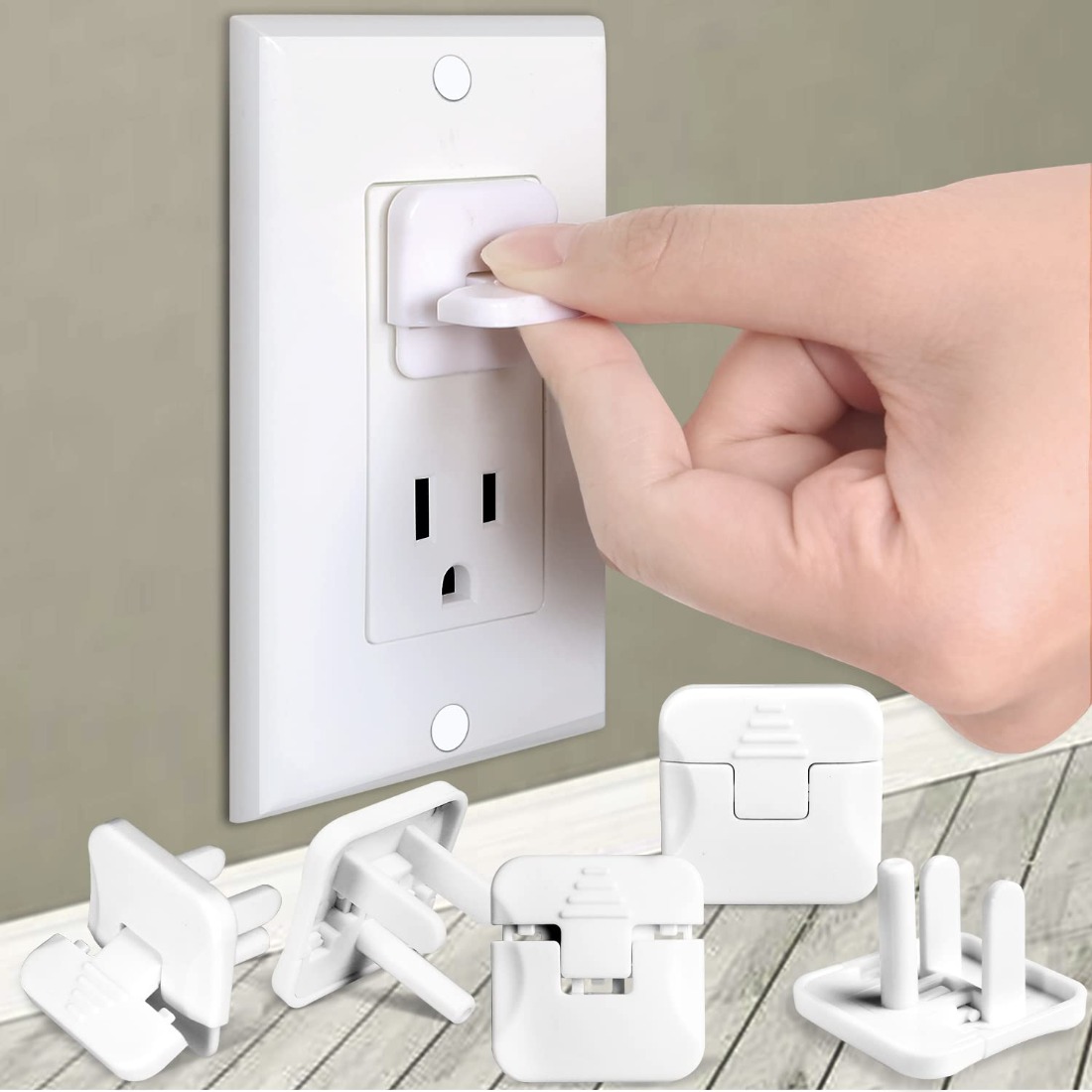 38 Pcs White Plastic Childproo - Outlet Cover Baby ulasan dan harga