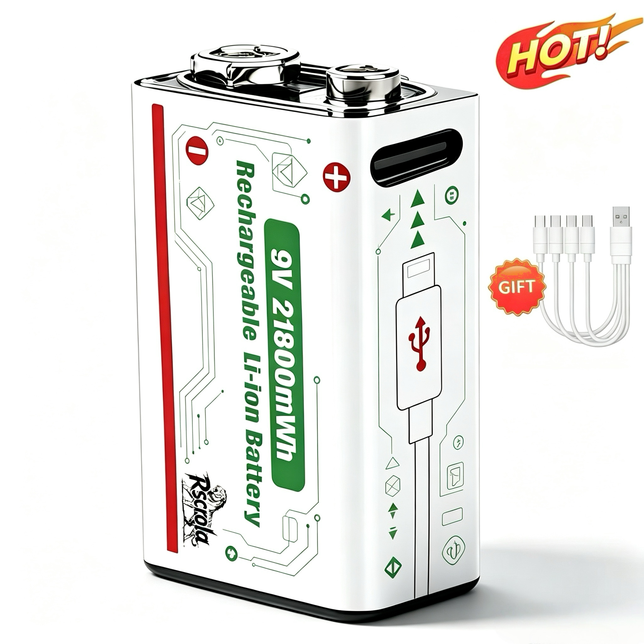 9V 21800mWh Rechargeable Lithi - Lockbox Key Secure ulasan dan harga