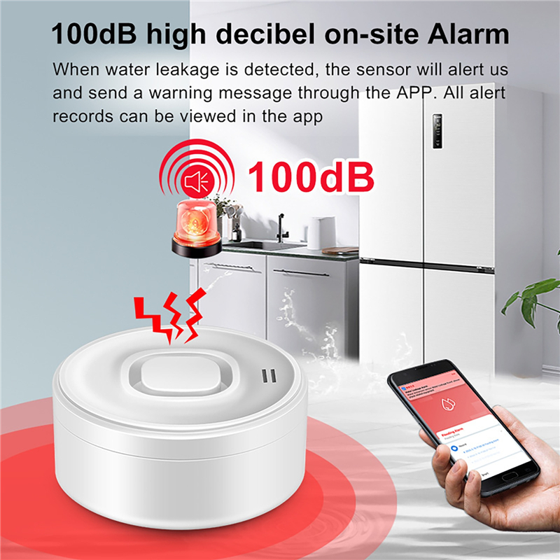 Tuya Smart WIFI Water Leak Sen - Water Alarm Sensor ulasan dan harga