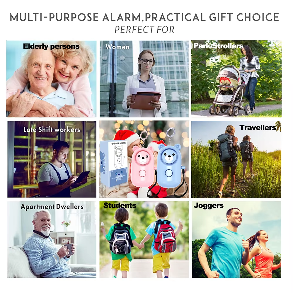 130dB Loud Self Defense Alarm  - Personal Alarm Keychain ulasan dan harga