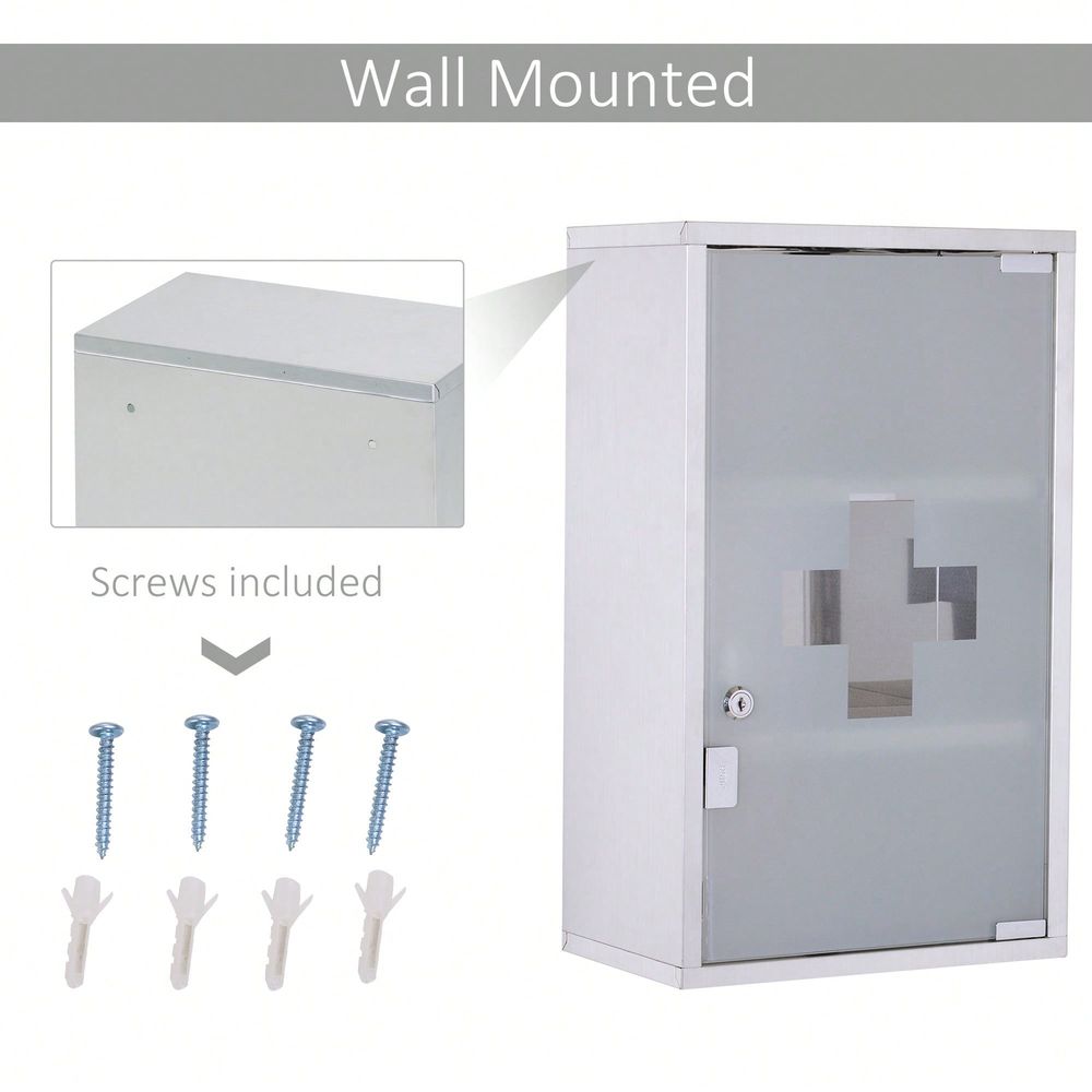 Wall Medicine Cabinet With Loc - Medicine Cabinet Lock ulasan dan harga