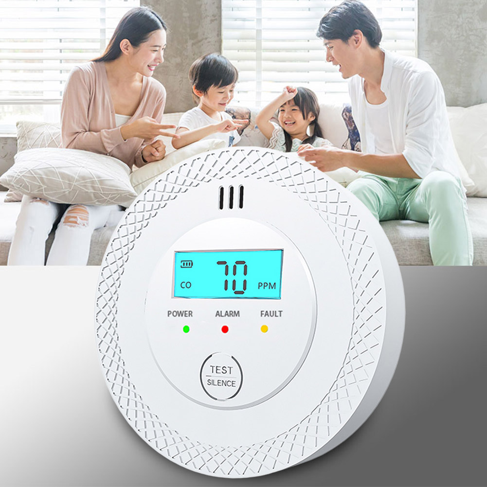1-5PCS Carbon Monoxide Alarm D - Smoke Detector Interconnected ulasan dan harga