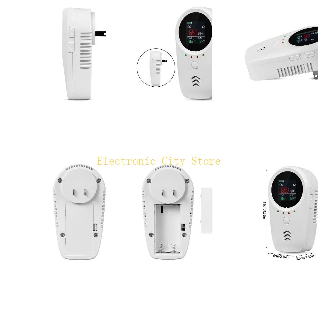 4 In 1 Wall Plugs In Gas Alarm - Co Detector Plug ulasan dan harga