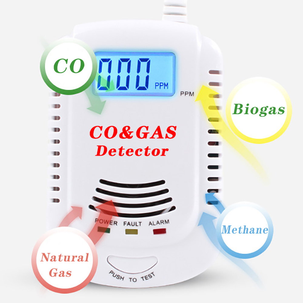 2 in 1 Gas Detector, Plug-in H - Co Detector Plug ulasan dan harga