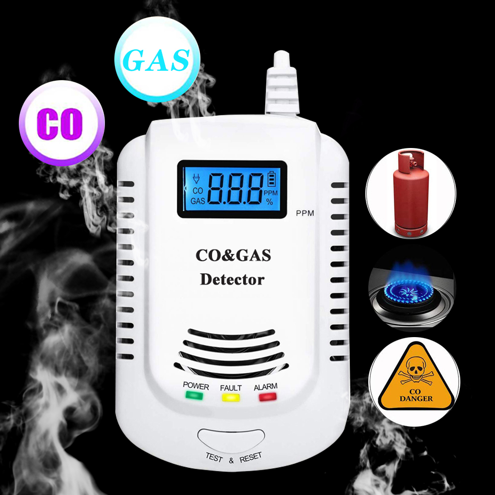 2 in 1 Gas Detector, Plug-in H - Co Detector Plug ulasan dan harga