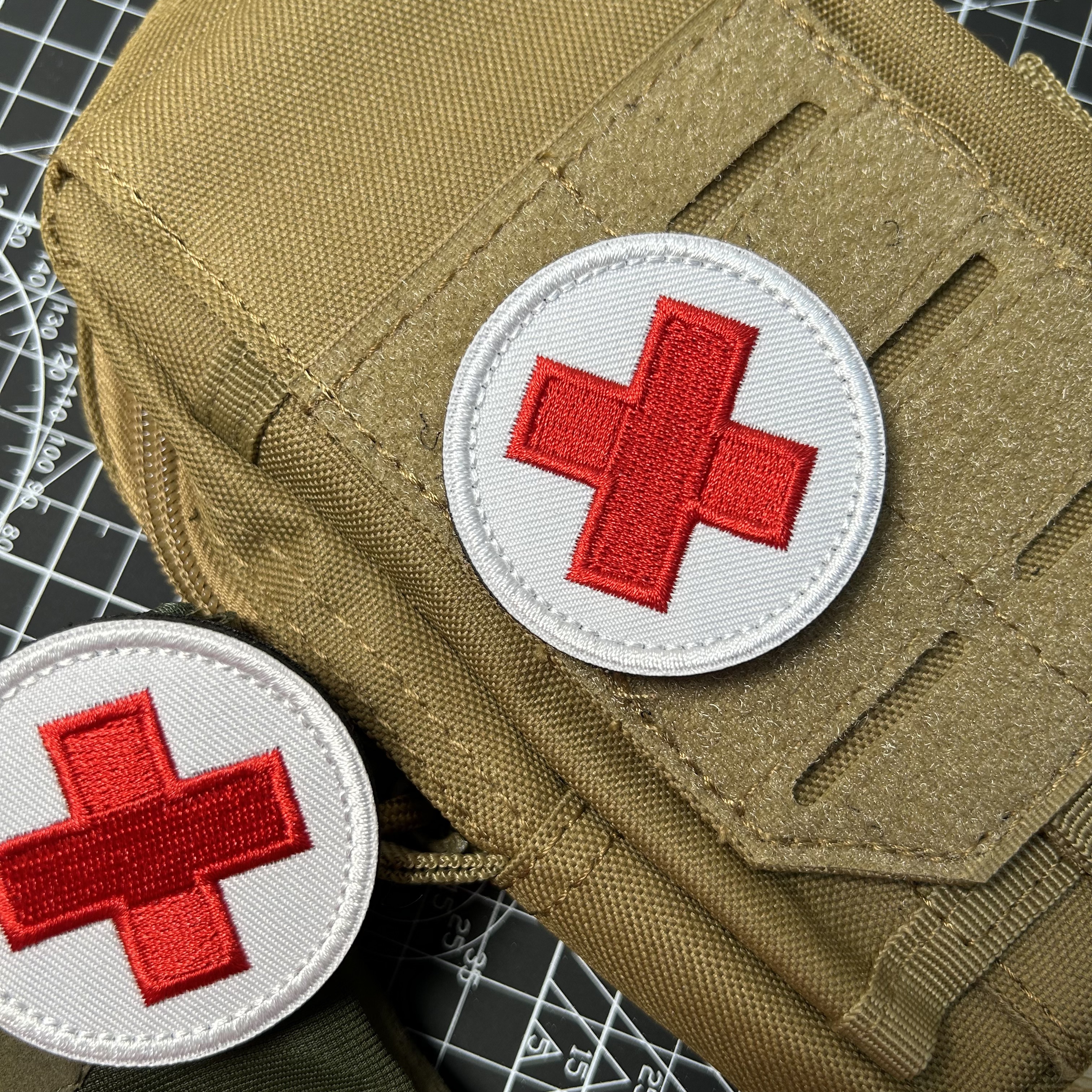 First Aid Red Cross Round Patc - First Aid Bag Kit ulasan dan harga