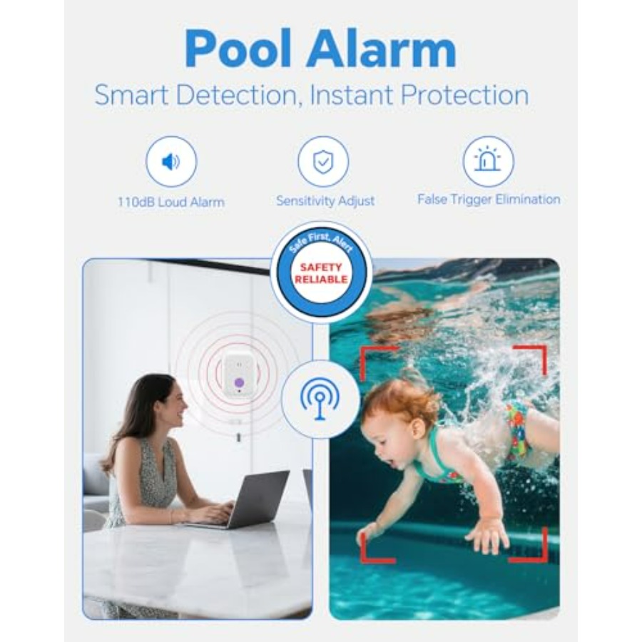 Pool Alarm for inground above  - Pool Alarm Float ulasan dan harga