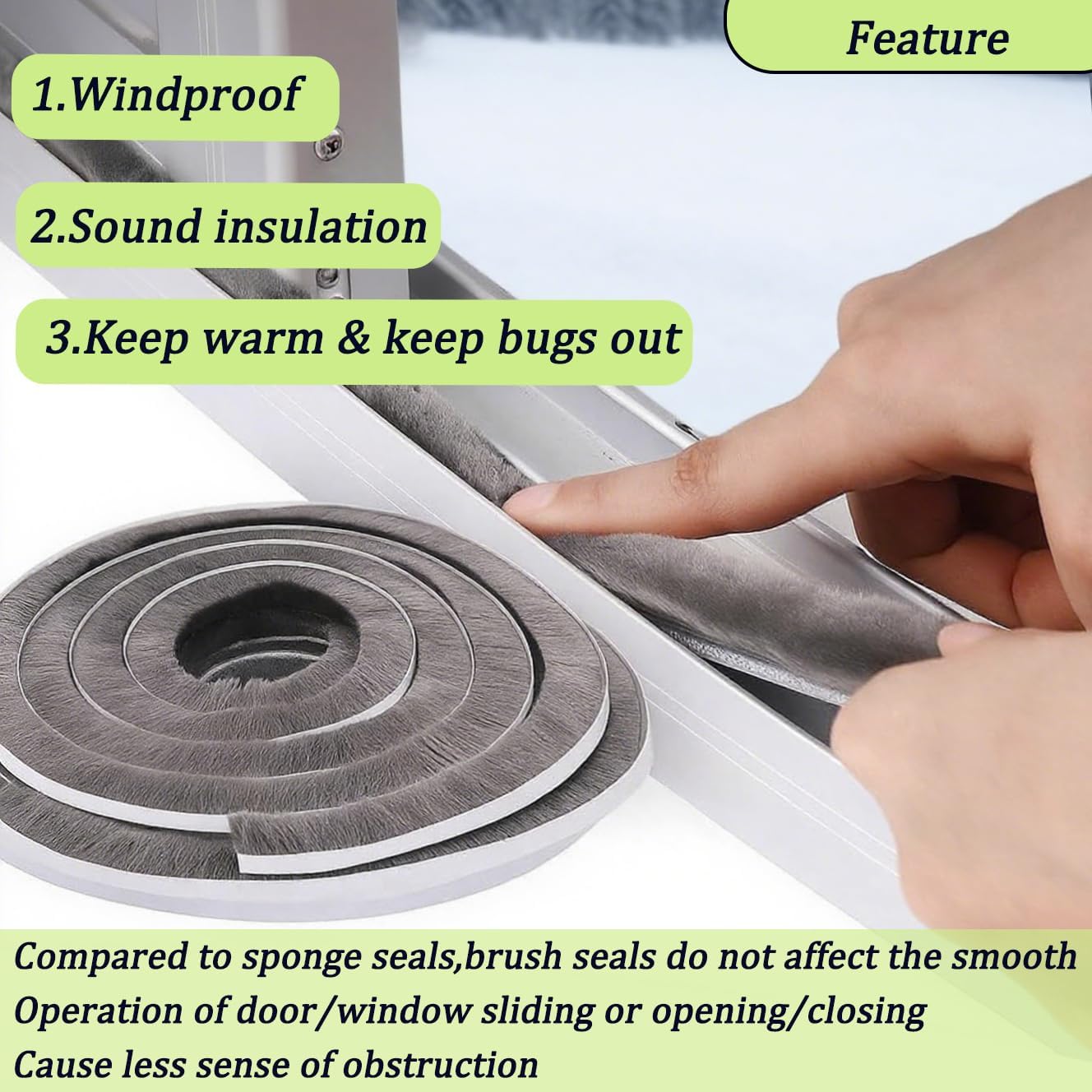 10M Self-adhesive Door Window  - Window Lock Bar ulasan dan harga