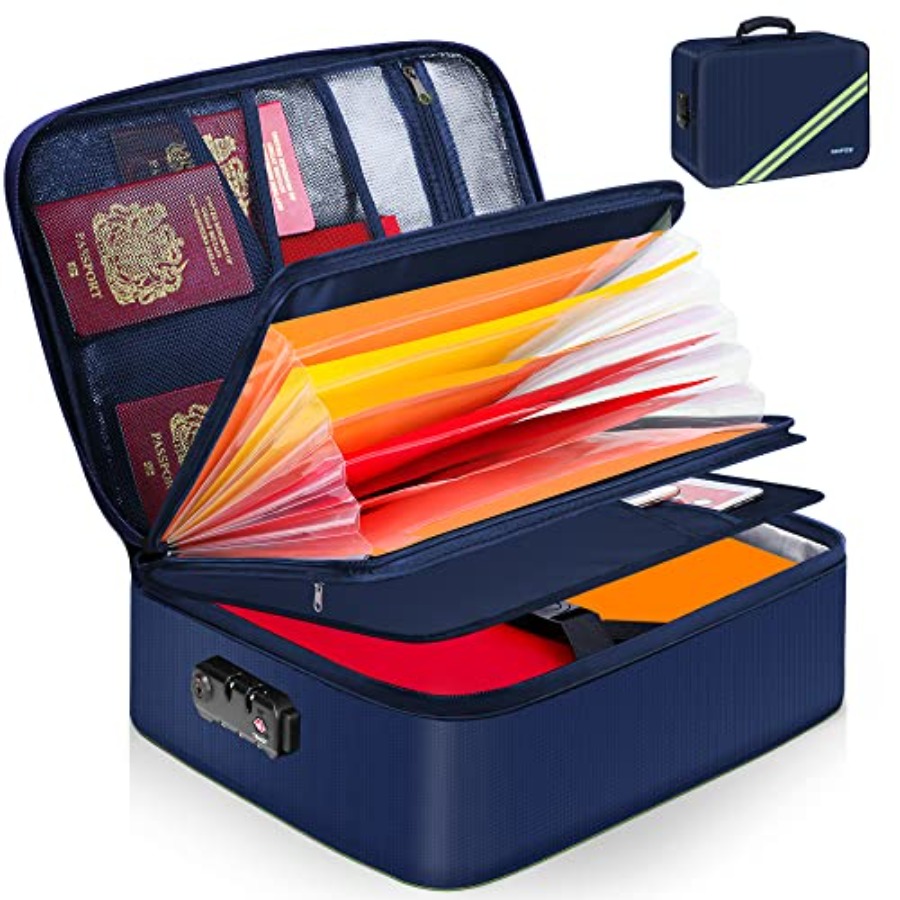 Important Document Organizer W - Fire Safe Document ulasan dan harga