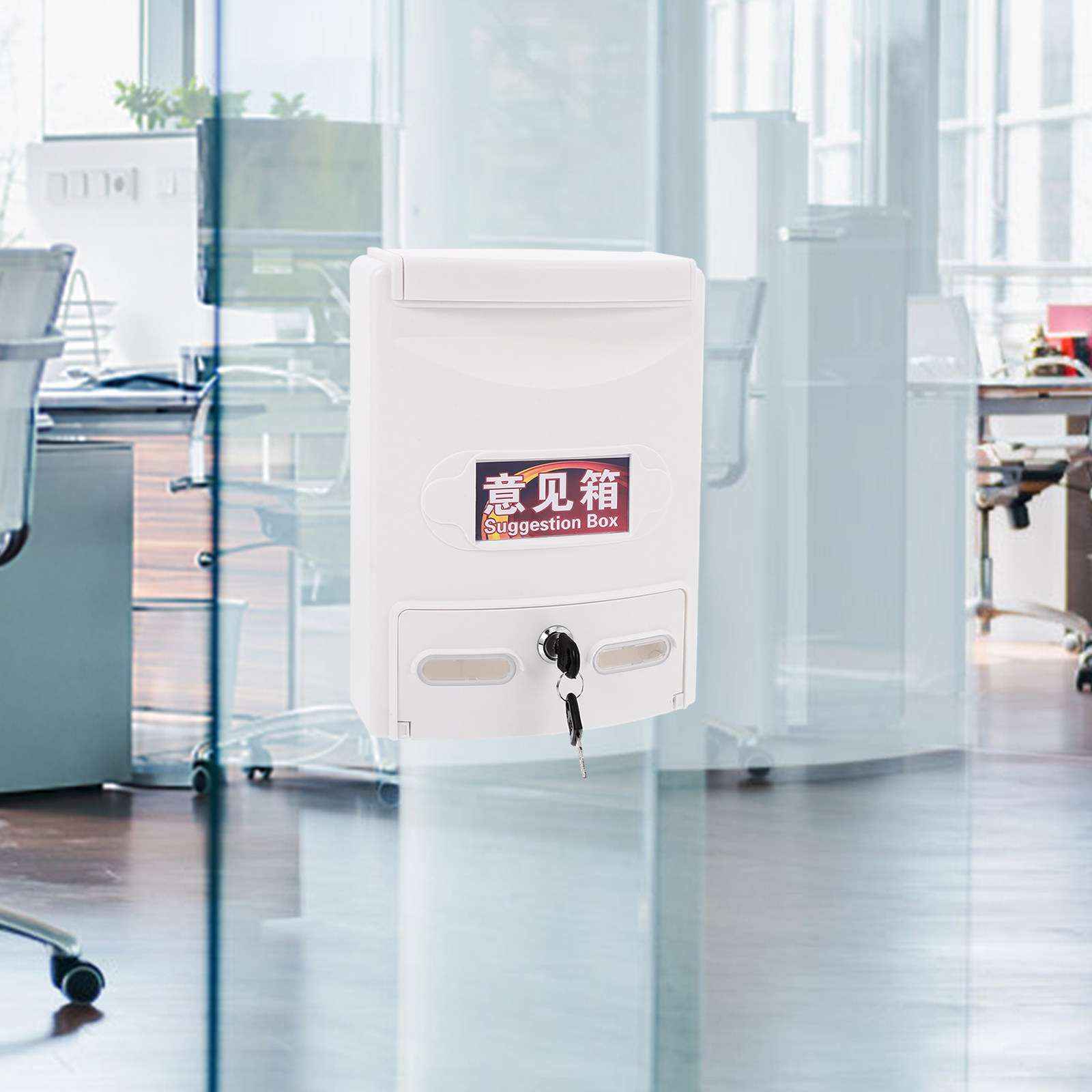 Ballot Box with Lock and Mount - Lockbox Key Secure ulasan dan harga