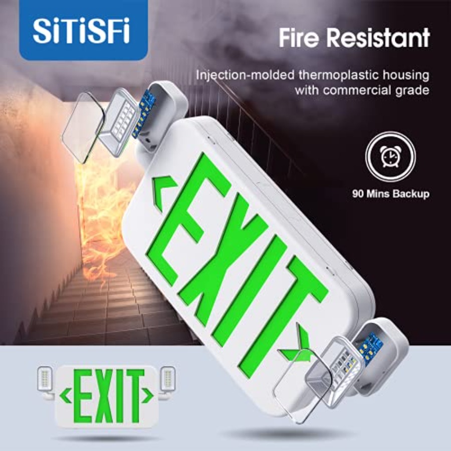 Led Combo Emergency Exit Sign  - Emergency Exit Sign ulasan dan harga