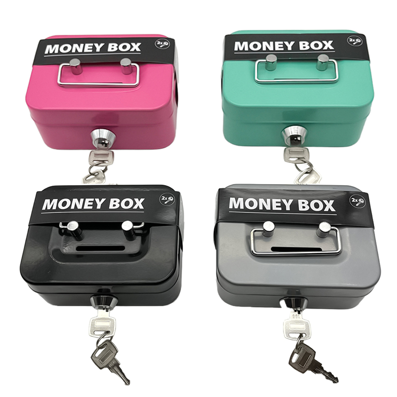 Money Safe Box Lockable Cash B - Lockbox Key Secure ulasan dan harga