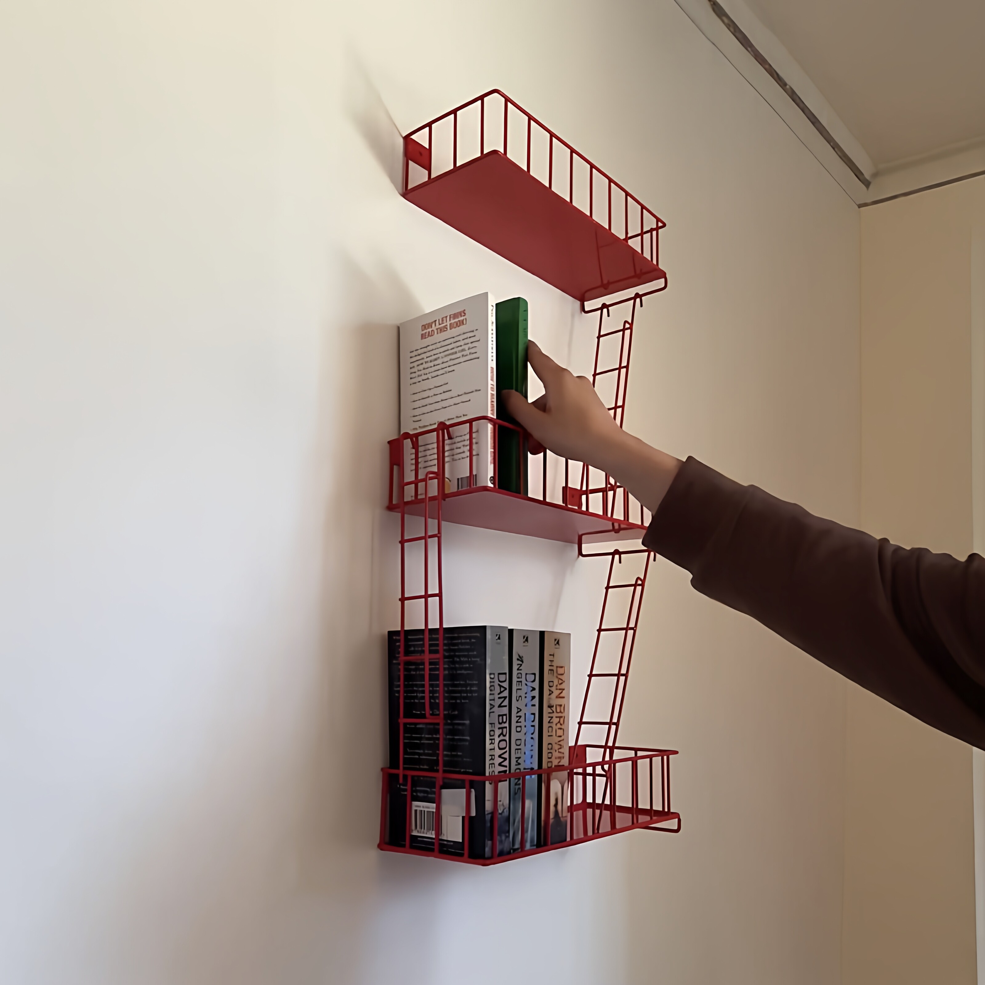 Fire Escape Wall Shelf, 3-Tier - Fire Escape Ladder ulasan dan harga
