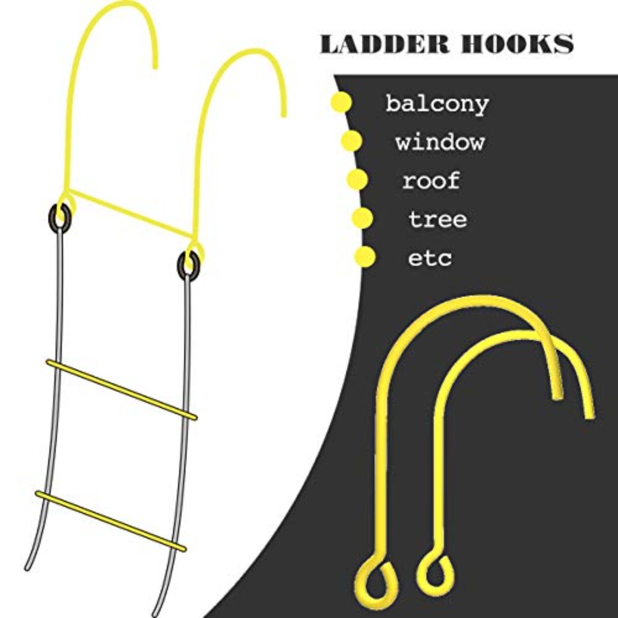 Window Hooks for Fire Escape L - Fire Escape Ladder ulasan dan harga