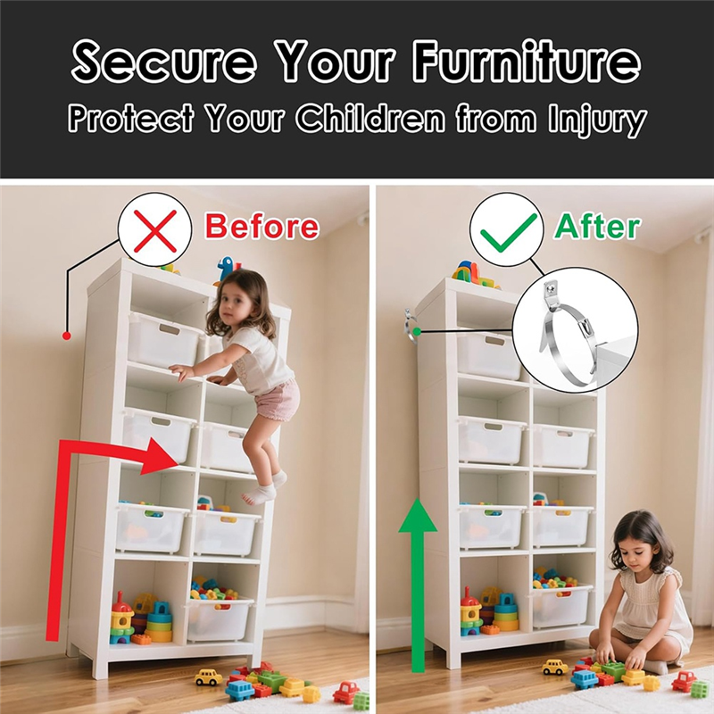ABMS-For Baby-Proofing Furnitu - Earthquake Anchor Strap ulasan dan harga