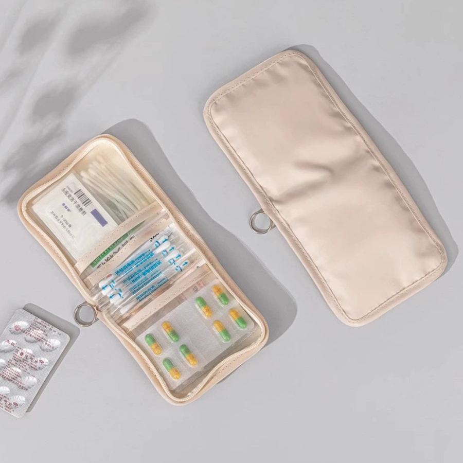 Zippered Pocket Medicine Bag O - First Aid Bag Kit ulasan dan harga