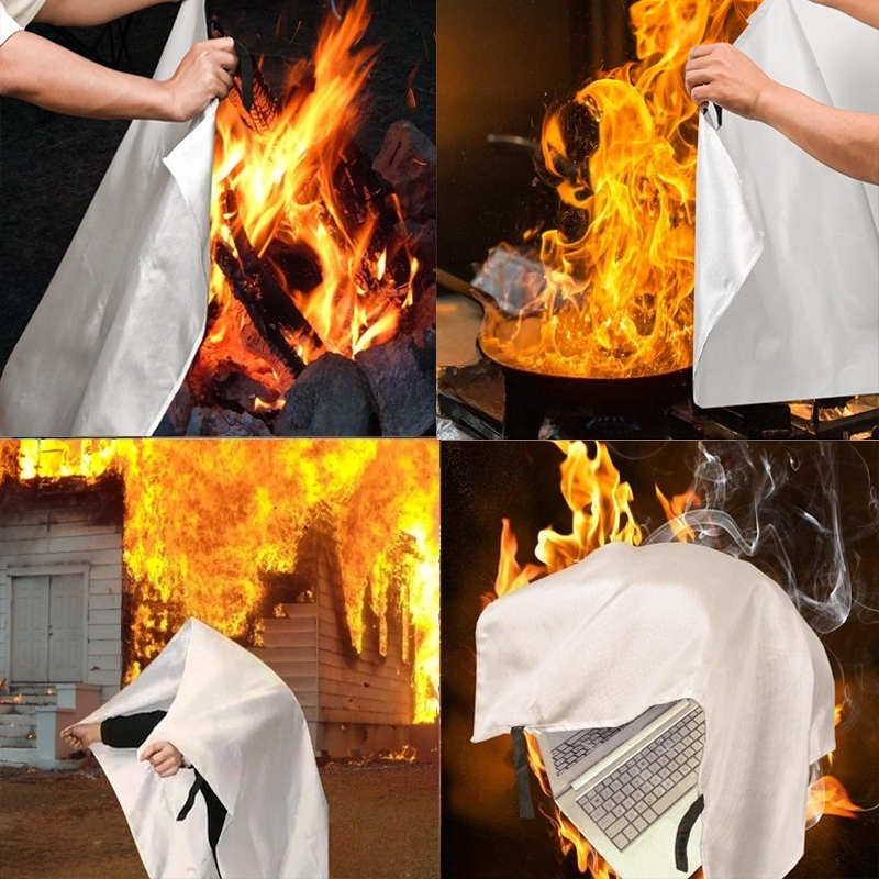 1/1.5/2M Emergency Fire Blanke - Fire Blanket Kitchen ulasan dan harga