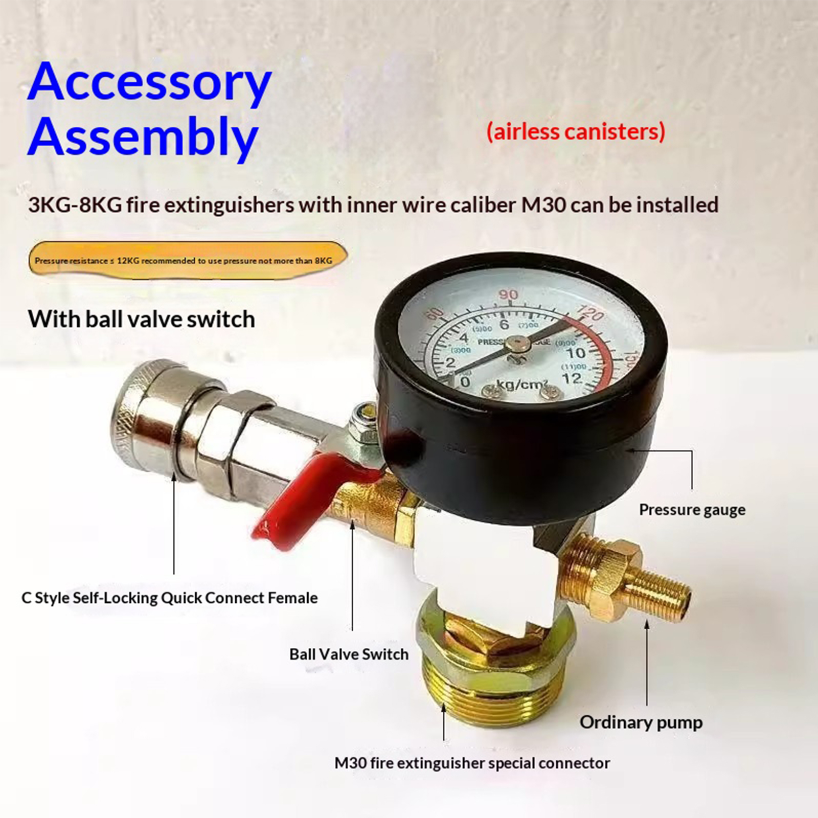 Small Air Tank Pressures Adapt - Fire Extinguisher Small ulasan dan harga