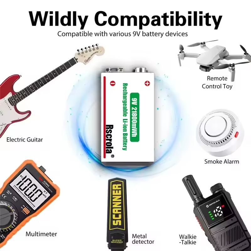 Long-Lasting 9V Lithium ion Re - Smoke Detector Interconnected ulasan dan harga