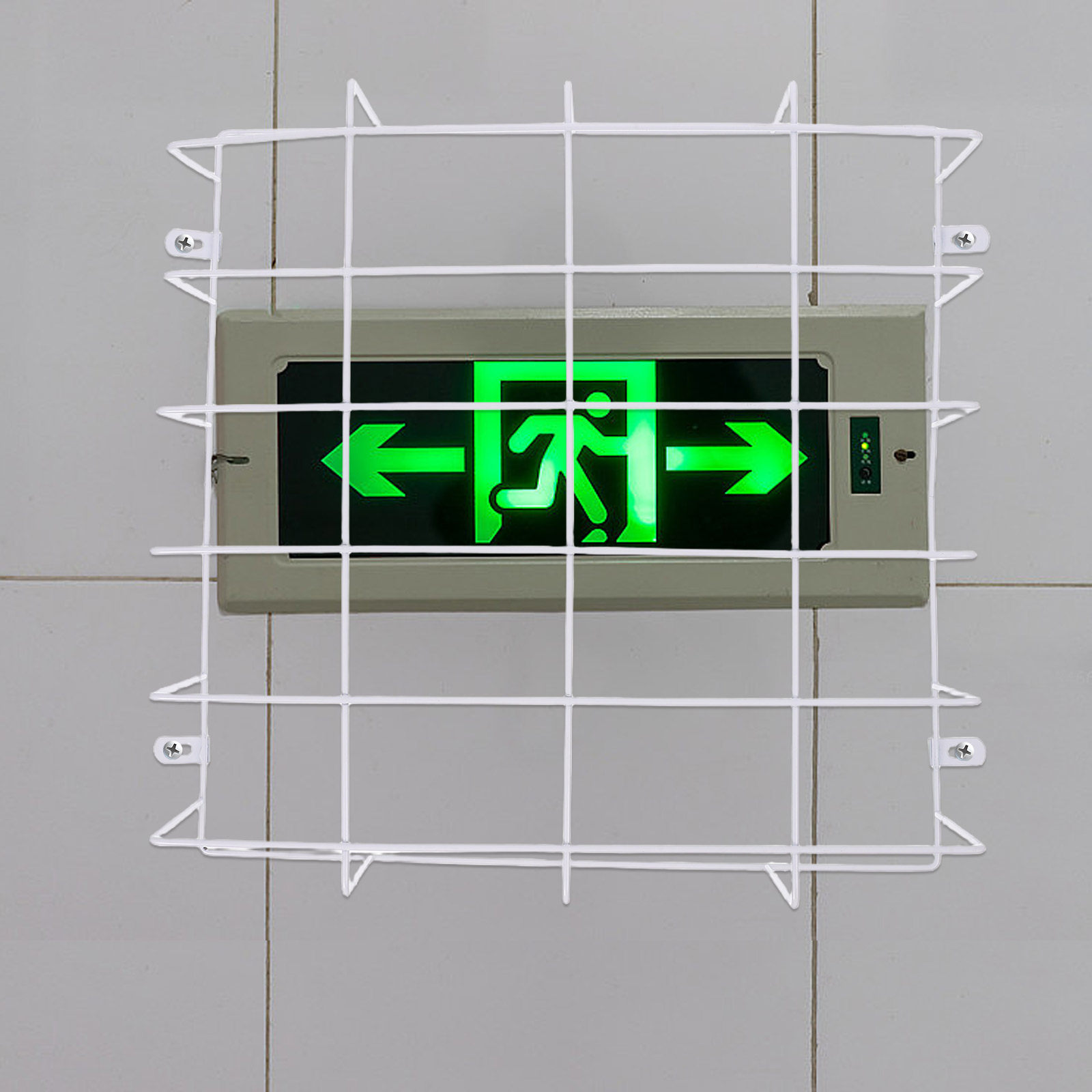 Emergency Light Protective Cag - Emergency Exit Sign ulasan dan harga
