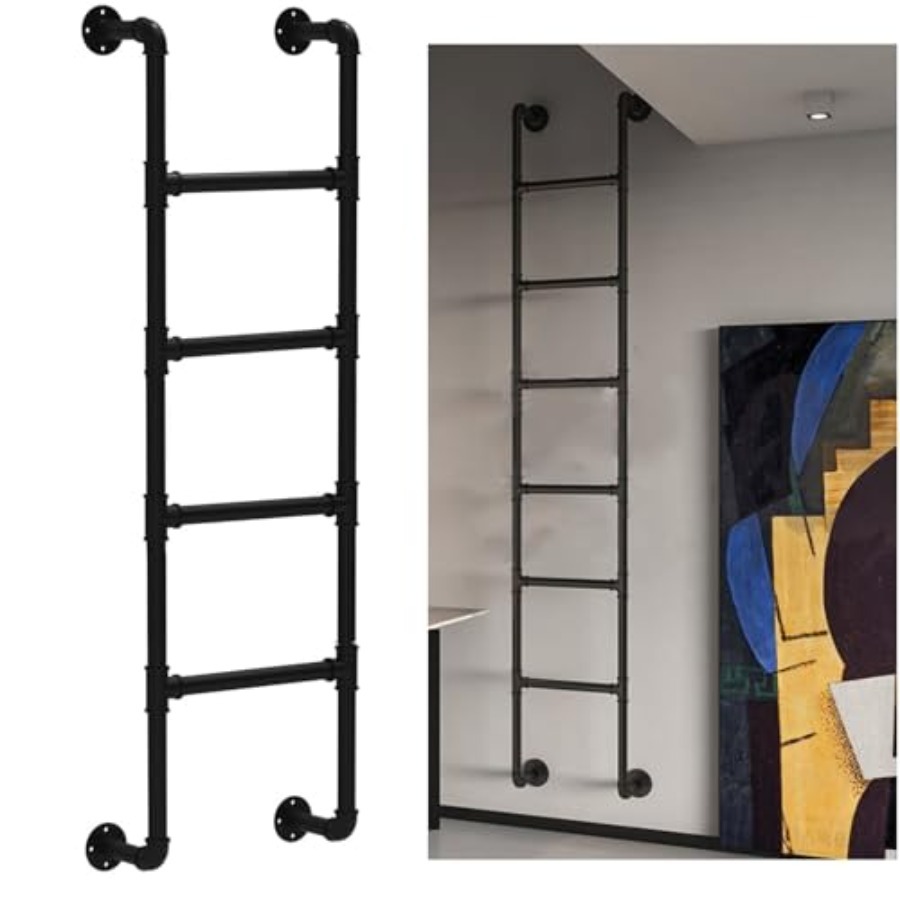 Wall Mounted Metal Step Ladder - Fire Escape Ladder ulasan dan harga