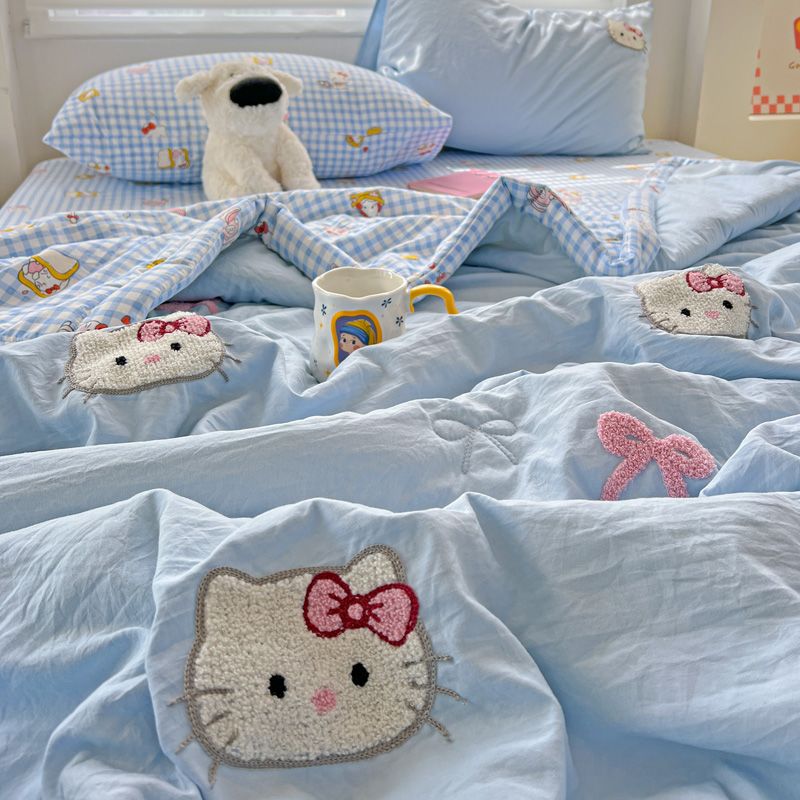 Cartoon Hello Kitty Children's - Fire Blanket Kitchen ulasan dan harga
