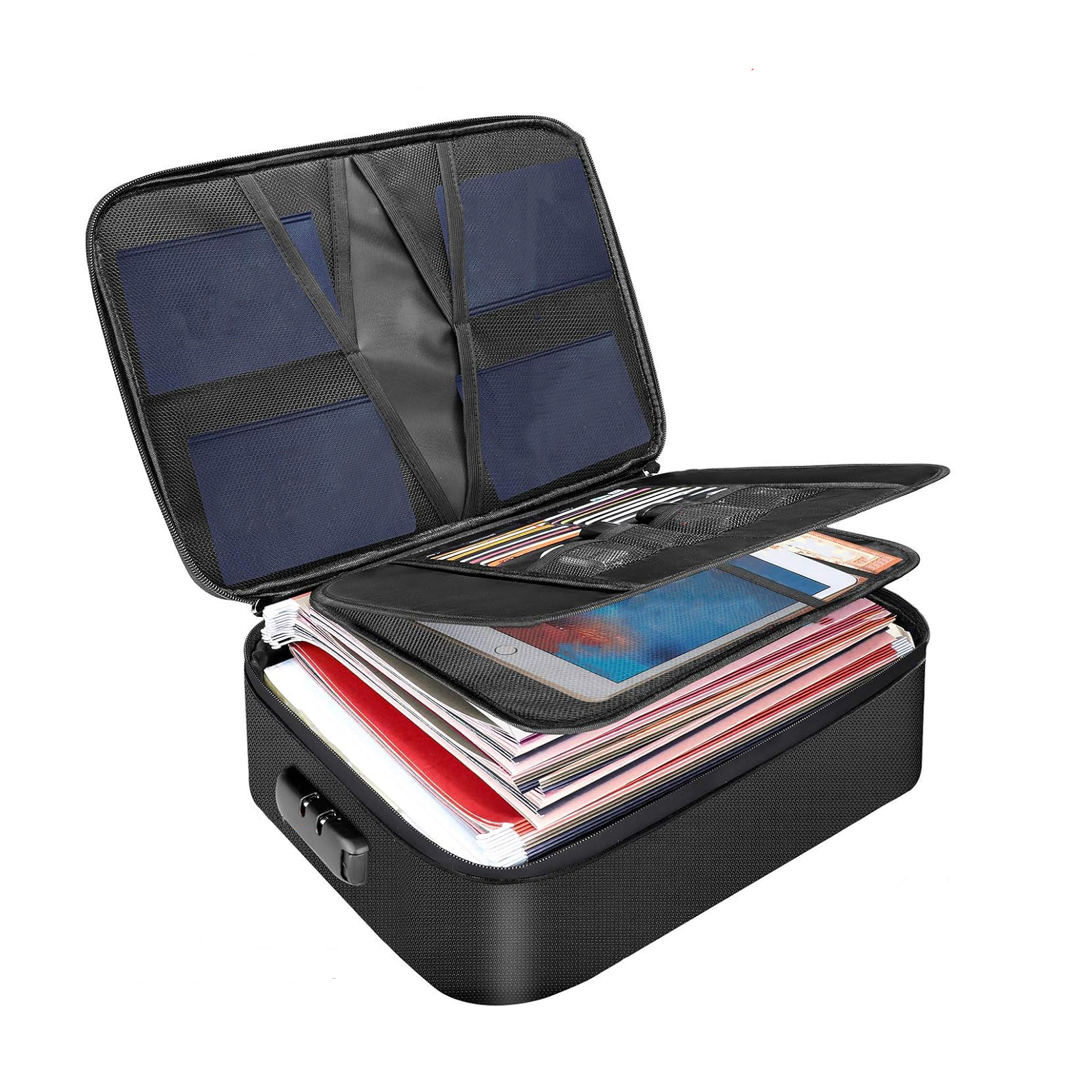 Fireproof Document Bag with Lo - Fire Safe Document ulasan dan harga