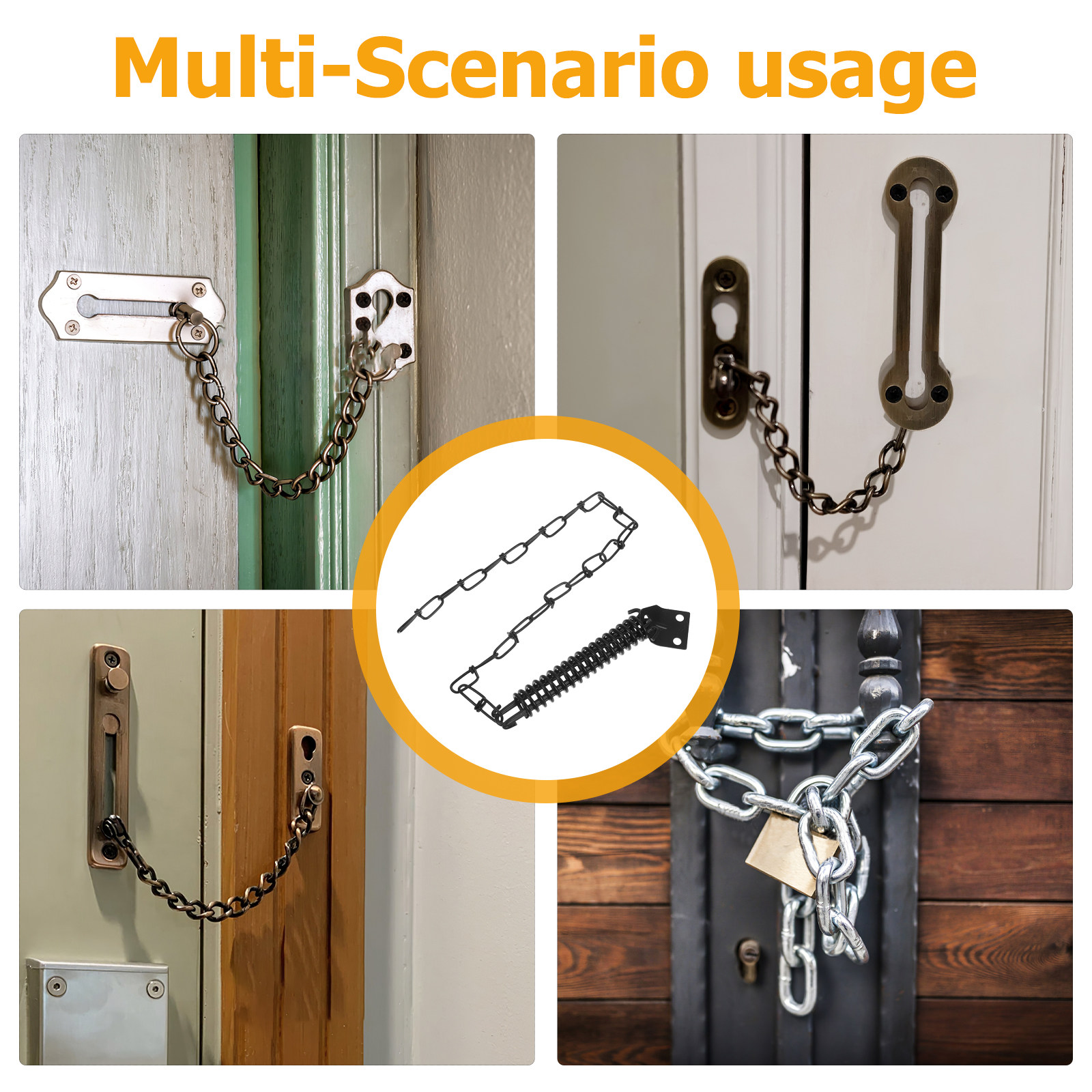 1Set Anti-Theft Door Chain Iro - Security Chain Door ulasan dan harga