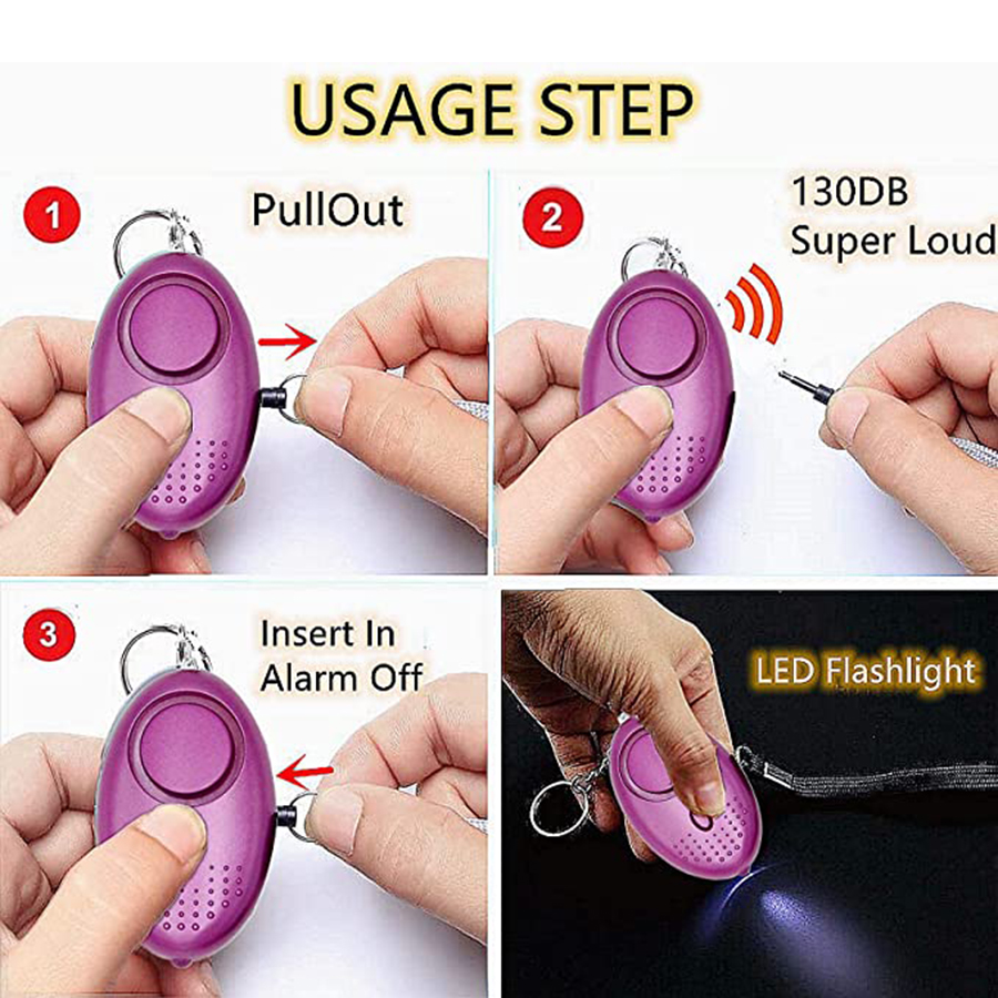 Safety Keychain Full Set For W - Personal Alarm Keychain ulasan dan harga