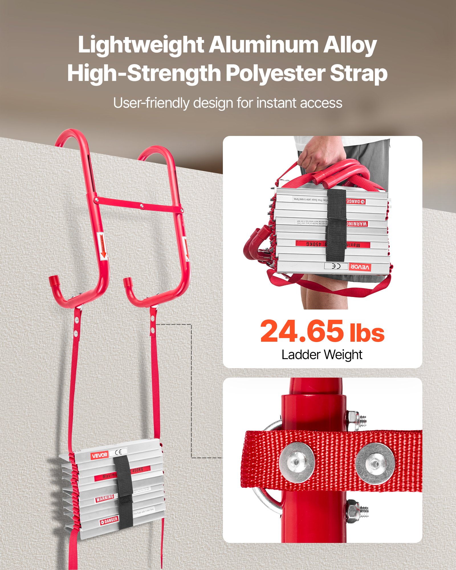 Fire Escape Ladder, 5-6 Story  - Fire Escape Ladder ulasan dan harga