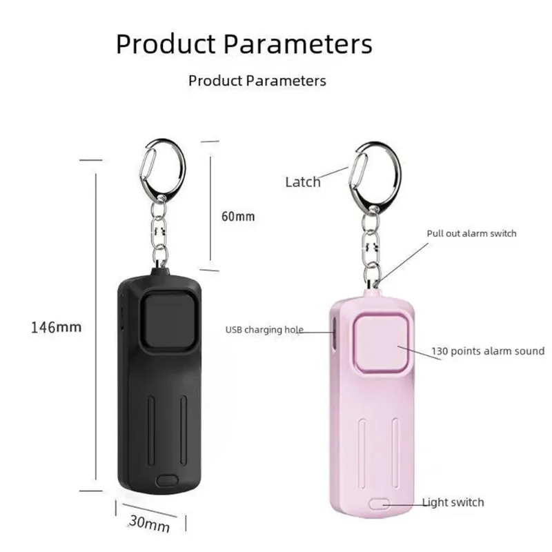 Personal alarm ring, women's p - Personal Alarm Keychain ulasan dan harga