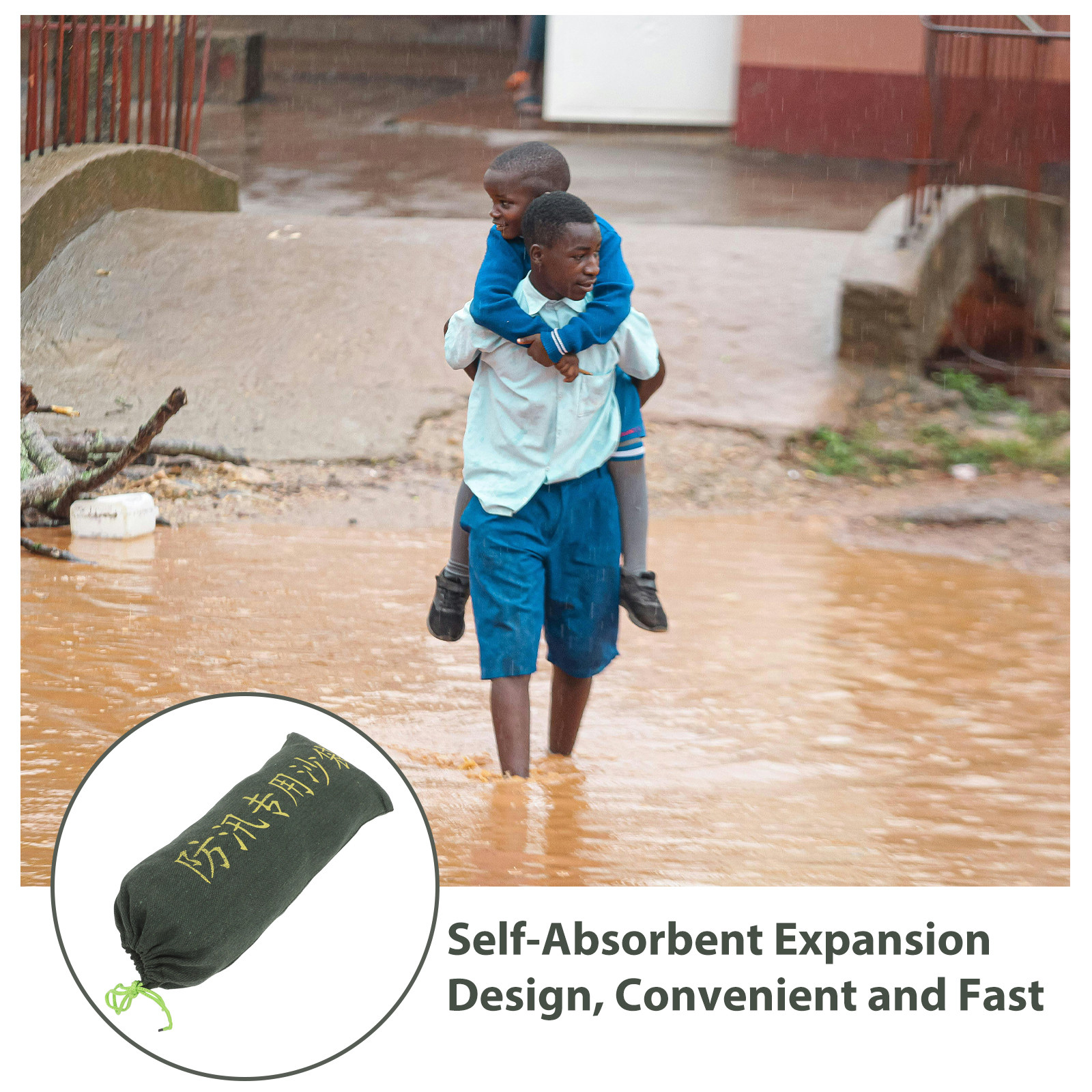 2Pcs Flood Control Absorbent S - Flood Barrier Bag ulasan dan harga