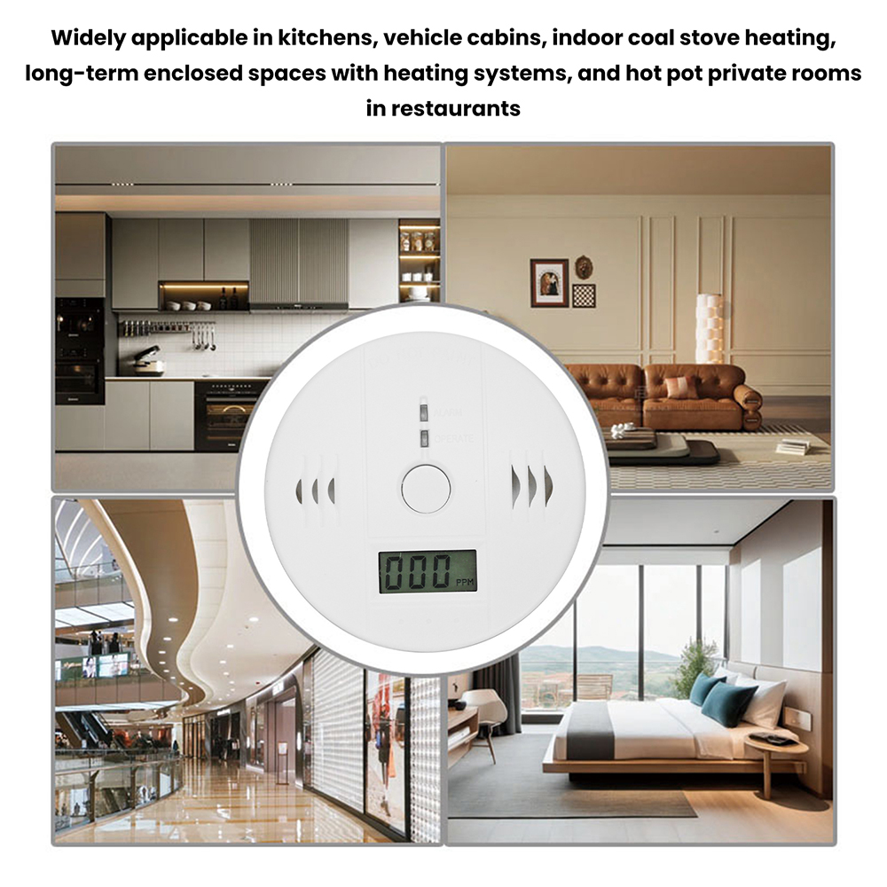 Battery Powered Carbon Monoxid - Smoke Detector Interconnected ulasan dan harga