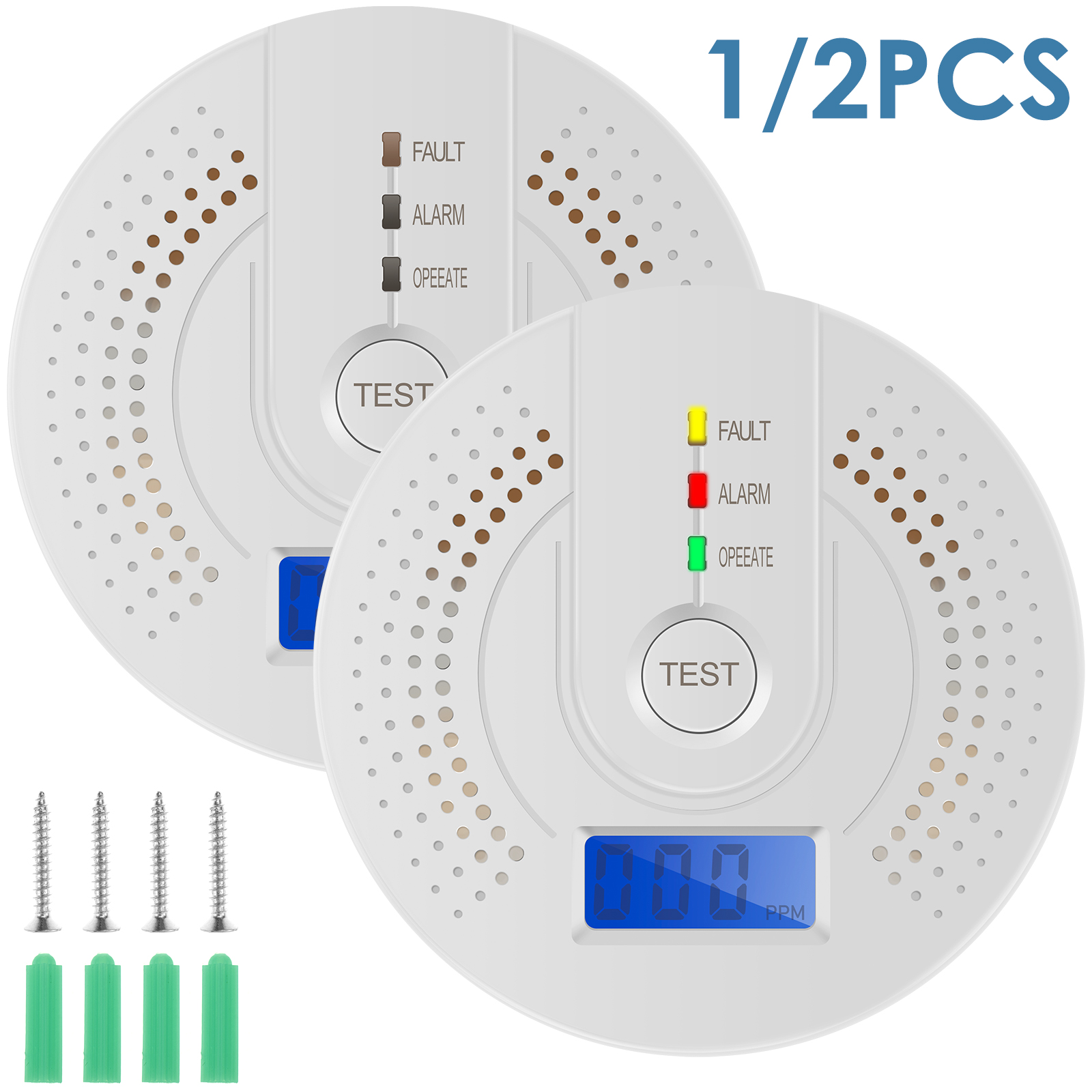 Independent CO Alarm Sensor Ca - Smoke Detector Interconnected ulasan dan harga