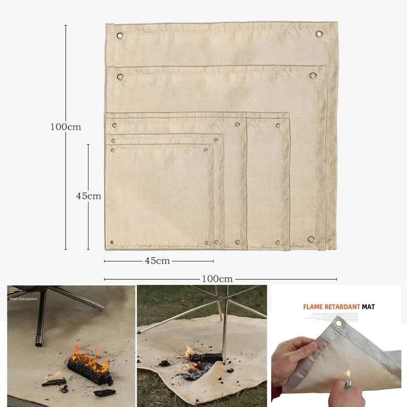 30*30CM New Outdoor Camping Fi - Fire Blanket Kitchen ulasan dan harga